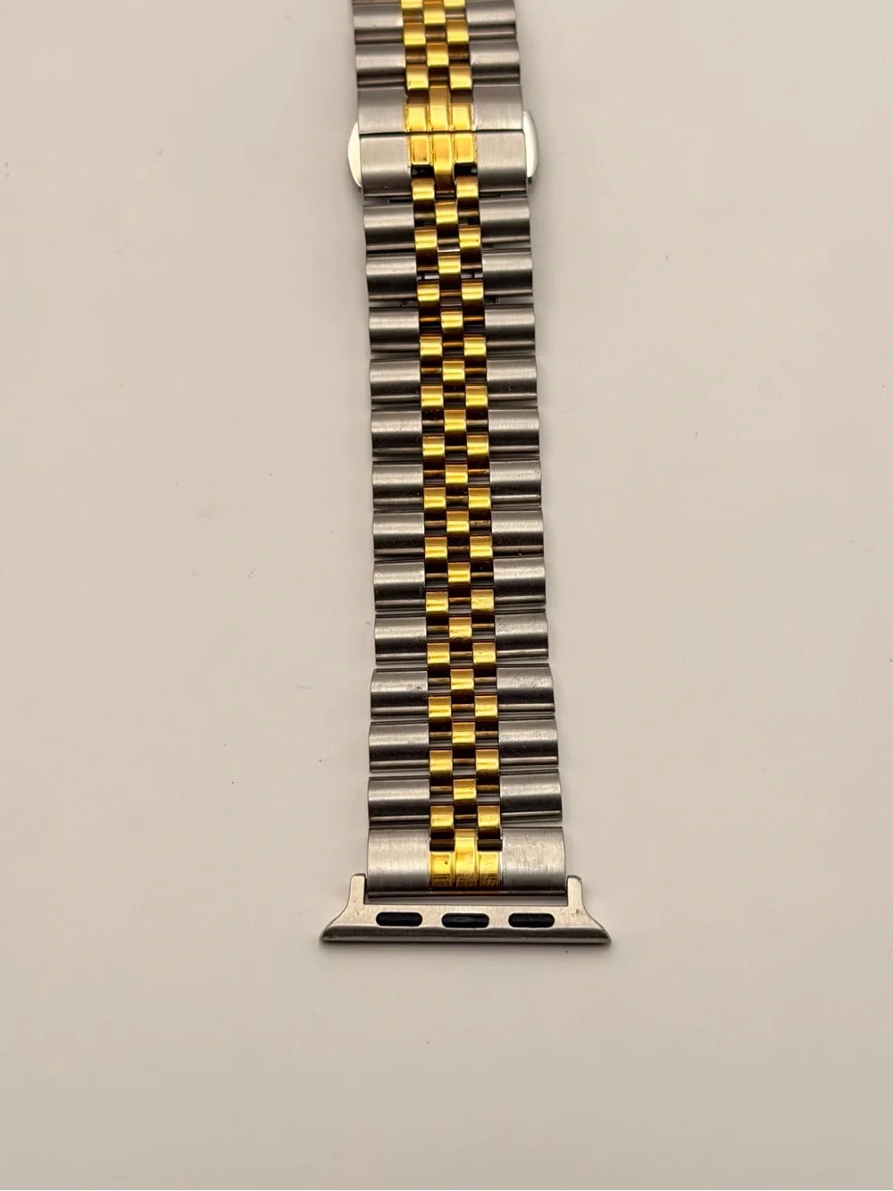 Apple Watch Stainless Steel Jubuly Gold & Silver, 42/44/46/49mm, excellent